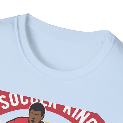 Epic Soccer King T-Shirt - Vintage Football Player Tee for Men & Fans - "Play The Game" Power Design