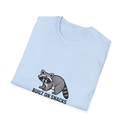 Hilarious 'I'm Up To Snacks' Raccoon T-Shirt | Cute Animal Lover Tee | Funny & Trendy Graphic Tee Gift
