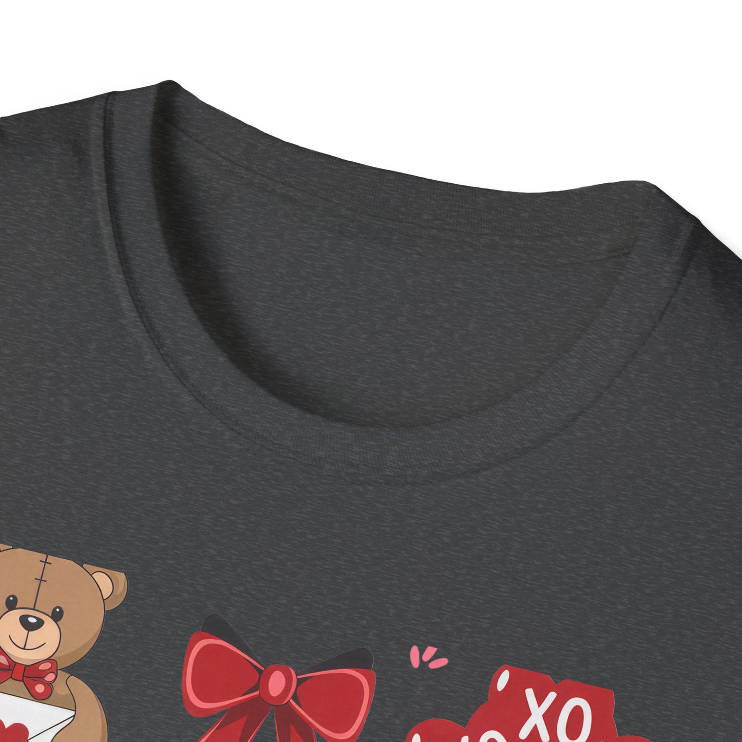 Adorable Valentine's Day Love T-Shirt | Cute Teddy Bear XOXO Heart Balloons & Sweet Treats Tee | Perfect Romantic Gift for Her
