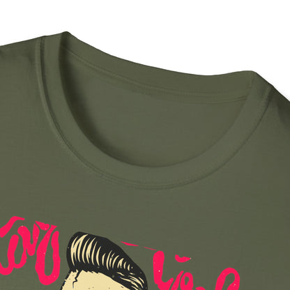 Stay Cool Skeleton Vaper T-Shirt | Edgy Greaser Pompadour Tee for Rockabilly & Alternative Style Fans
