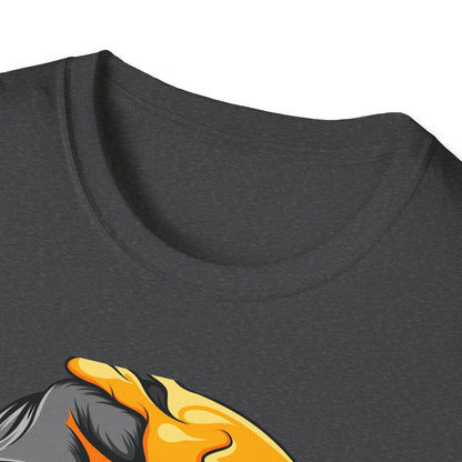Bold Melting Skull Emoji T-Shirt | Edgy Dripping Face with Cool Glasses | Unique Trendy Tee for Halloween & Streetwear Lovers
