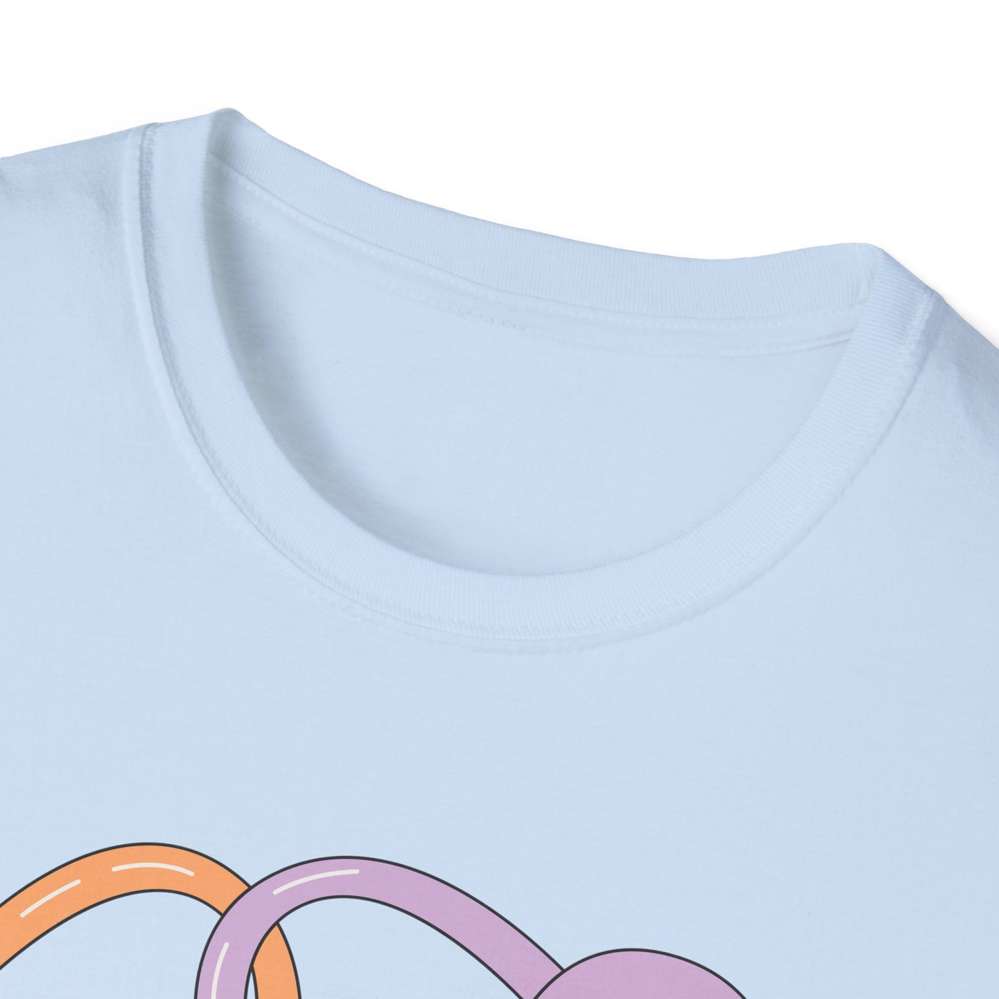 Inspiring 'Be You Not Them' T-Shirt | Retro Heart Self-Love Tee for Women & Teens | Empowering Groovy Style
