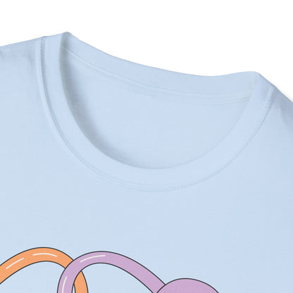 Inspiring 'Be You Not Them' T-Shirt | Retro Heart Self-Love Tee for Women & Teens | Empowering Groovy Style