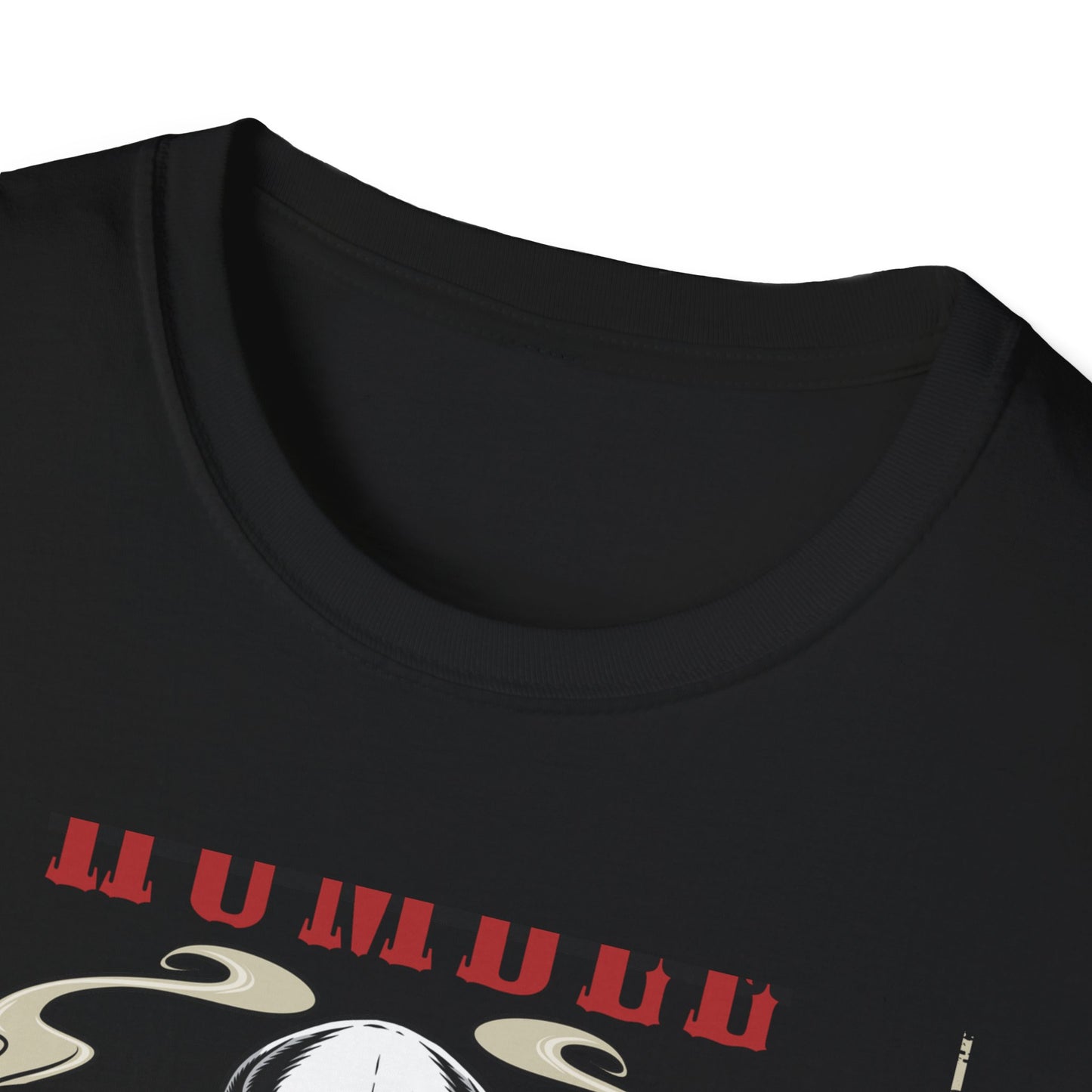 Stay Humble Hustle Hard Skull T-Shirt - Edgy Revolver Streetwear Tee for Men - Bold Urban Motivational Apparel