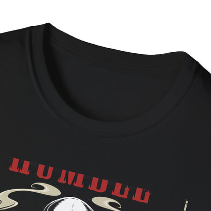 Stay Humble Hustle Hard Skull T-Shirt - Edgy Revolver Streetwear Tee for Men - Bold Urban Motivational Apparel