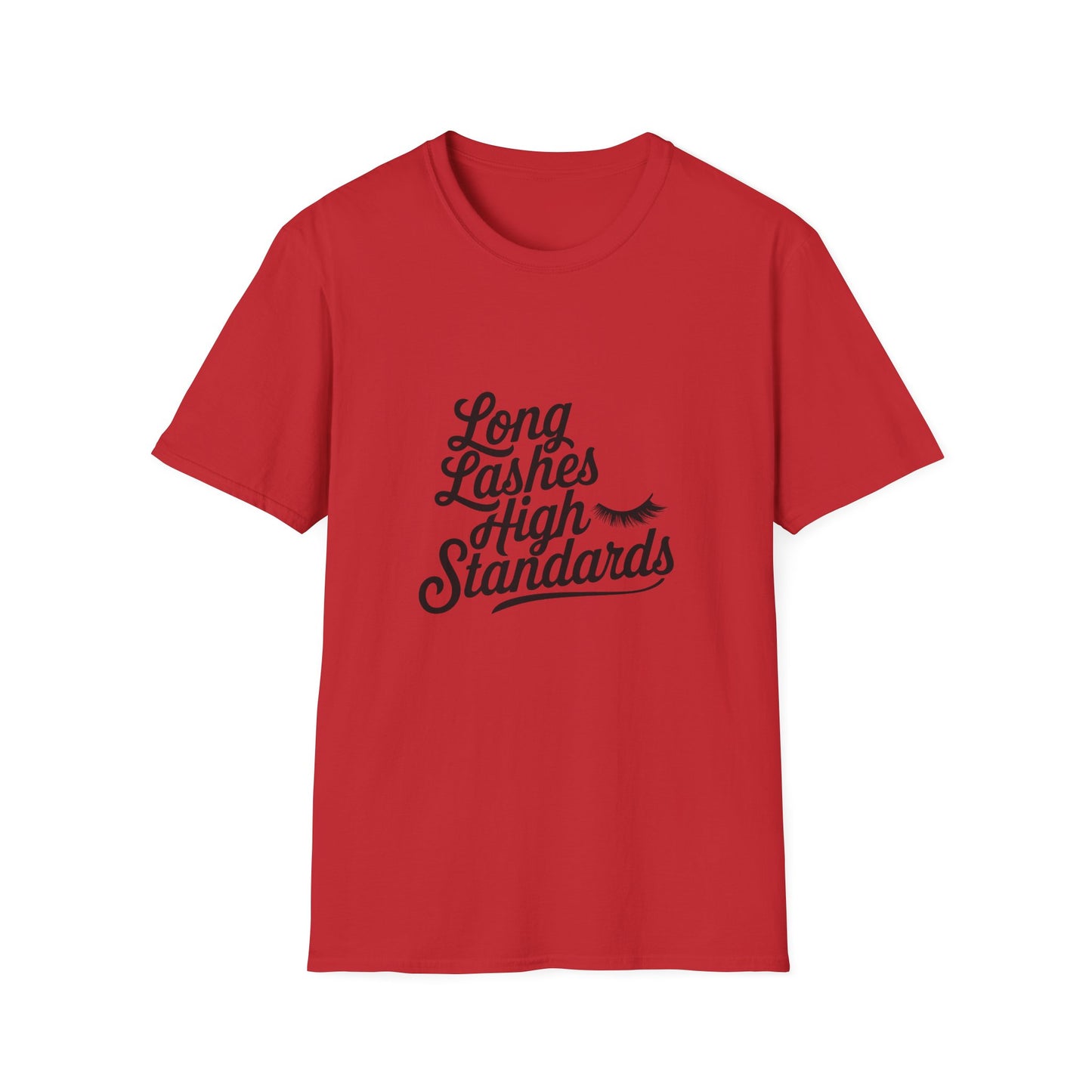 Chic 'Happy Lashes Happy Life' T-Shirt | Empowering Eyelash Lover Tee for Beauty Queens & Lash Techs | Must-Have Glam Gift