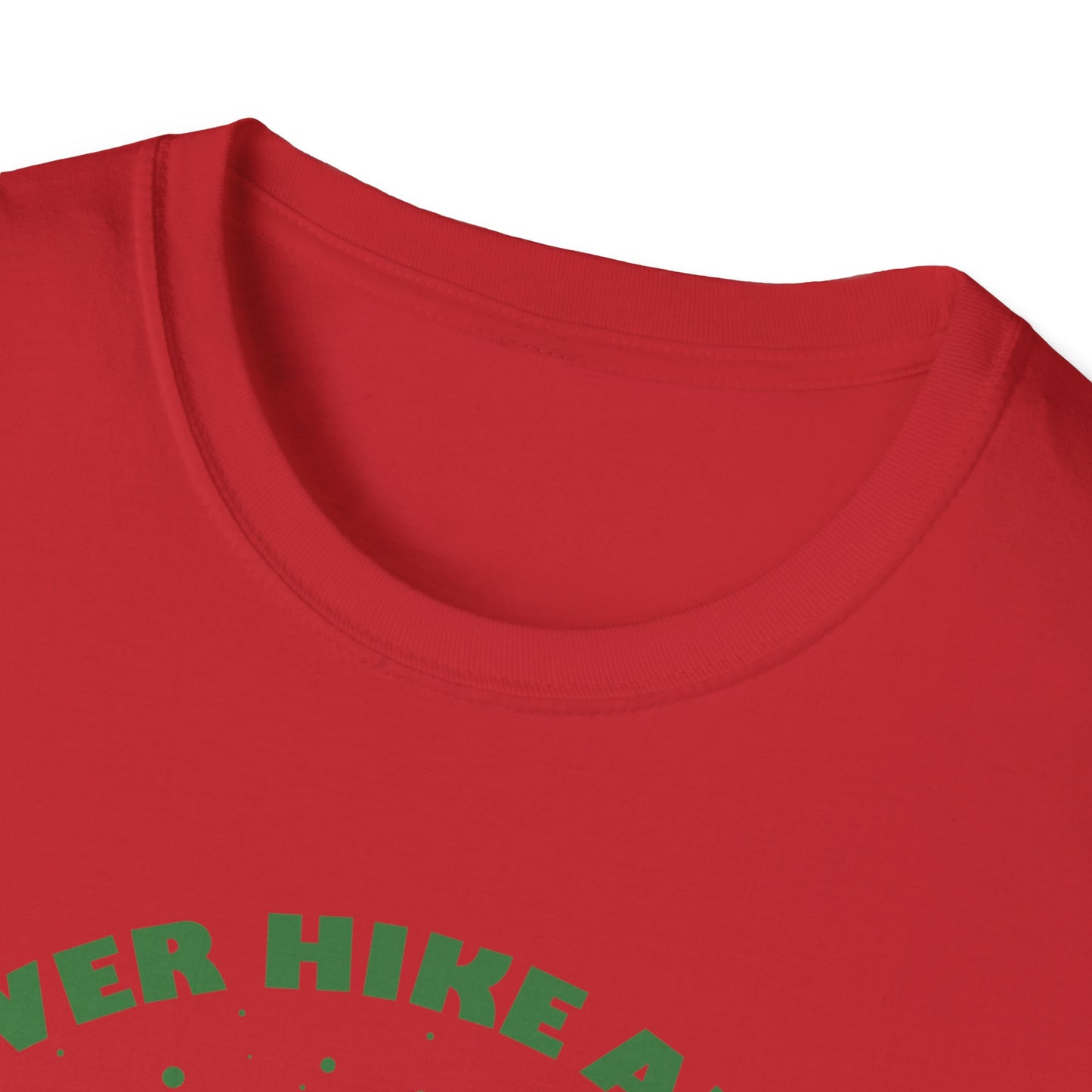 Never Hike Alone T-Shirt | Epic Hiker & Dog Lover Tee for Outdoor Adventures | Companion Goal Shirt Gift