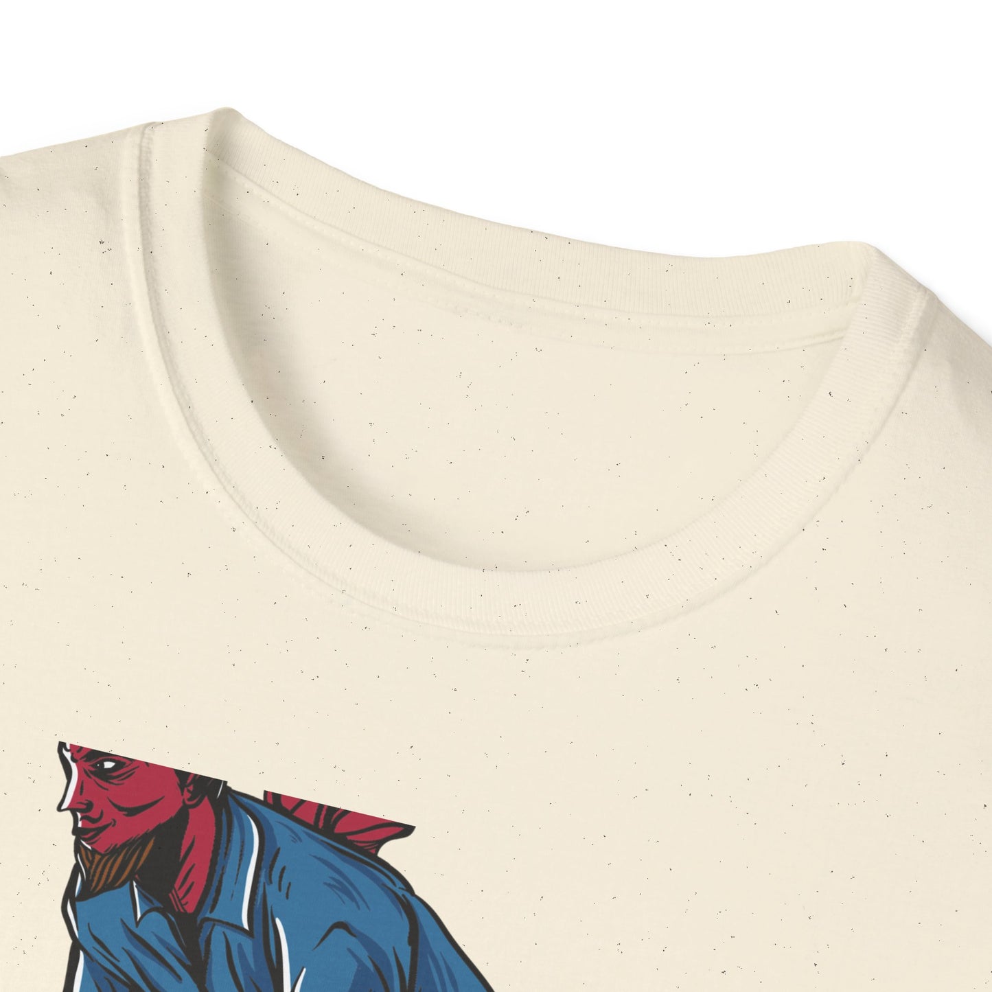 Rad Devil Cyclist T-Shirt - Edgy Urban Bike Rider Tee | Unique Men's & Women's Cycling Apparel