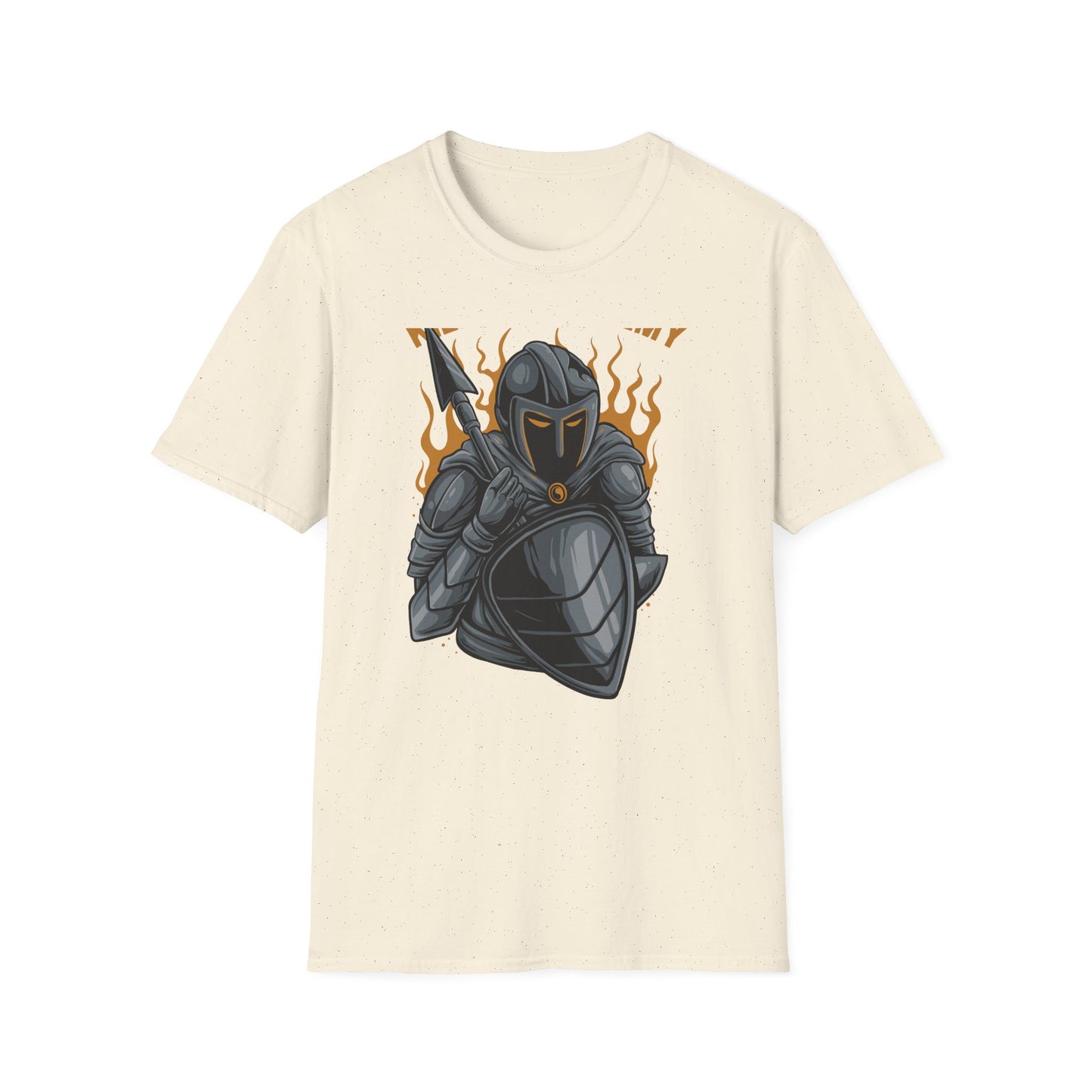 Fierce Armored Warrior T-Shirt - Epic 'Kill Your Enemy' Design for Gamers & Strength Enthusiasts. Unleash Your Power!