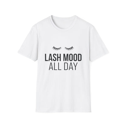 Fabulous Lash Mood All Day T-Shirt | Trendy Eyelash Lover & Lash Tech Tee | Ultimate Beauty Enthusiast Gift