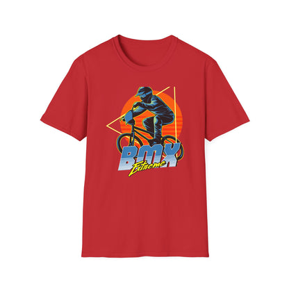 Epic BMX Extreme Rider T-Shirt - Dynamic Retro Stunt Bike Tee for Action Sports Enthusiasts & Thrill Seekers