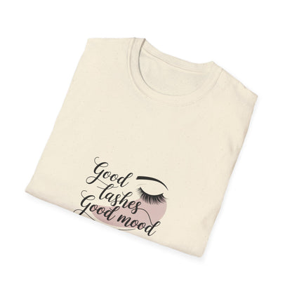 Fabulous "Good Lashes Good Mood" T-Shirt | Chic Beauty Tee for Lash Lovers & Pros | Empowering Style
