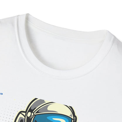 Epic Astronaut Moon Kick T-Shirt | Fun Space Soccer Fan Tee | Stellar Cosmic Explorer Gift for Kids & Adults