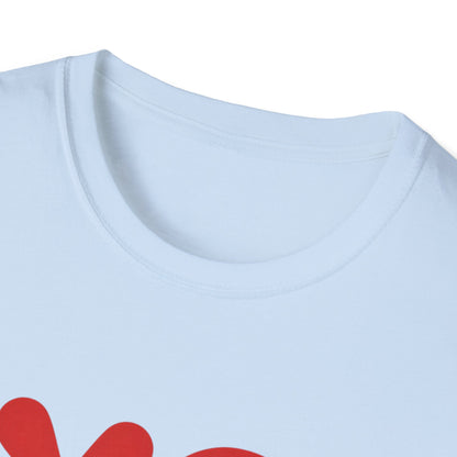 Charming XOXO Hearts Love T-Shirt | Sweet Hugs & Kisses Tee for Couples & Valentine's Day | Express Affection!