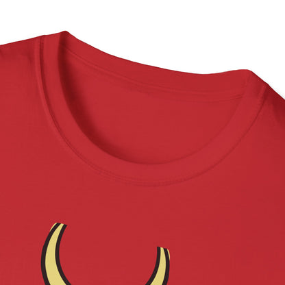Mystical Crescent Moon Bat Creature T-Shirt - Gothic Vampire Beast Tee for Dark Fantasy & Horror Fans