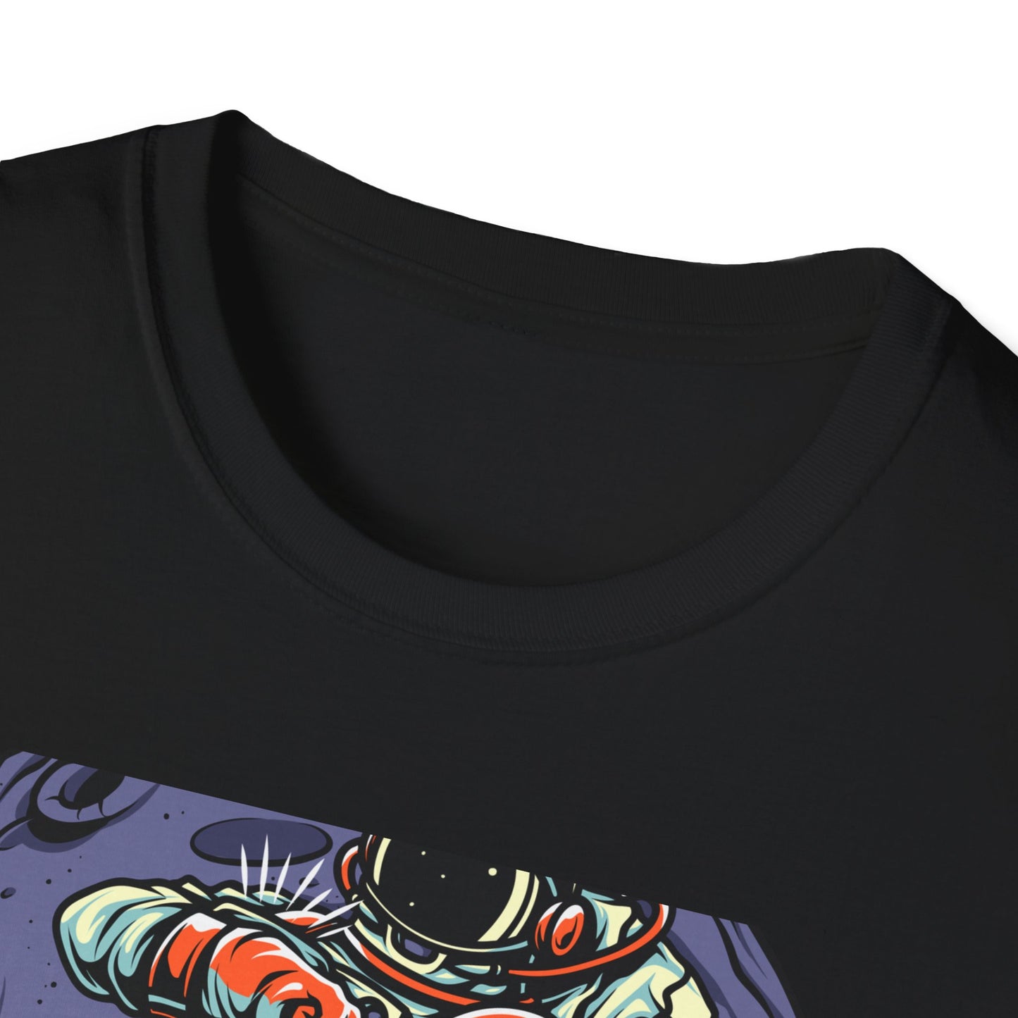 Epic Spaceman Time Check T-Shirt | Retro Astronaut Moon Mission Tee | Unique Sci-Fi Graphic Apparel for Space Lovers
