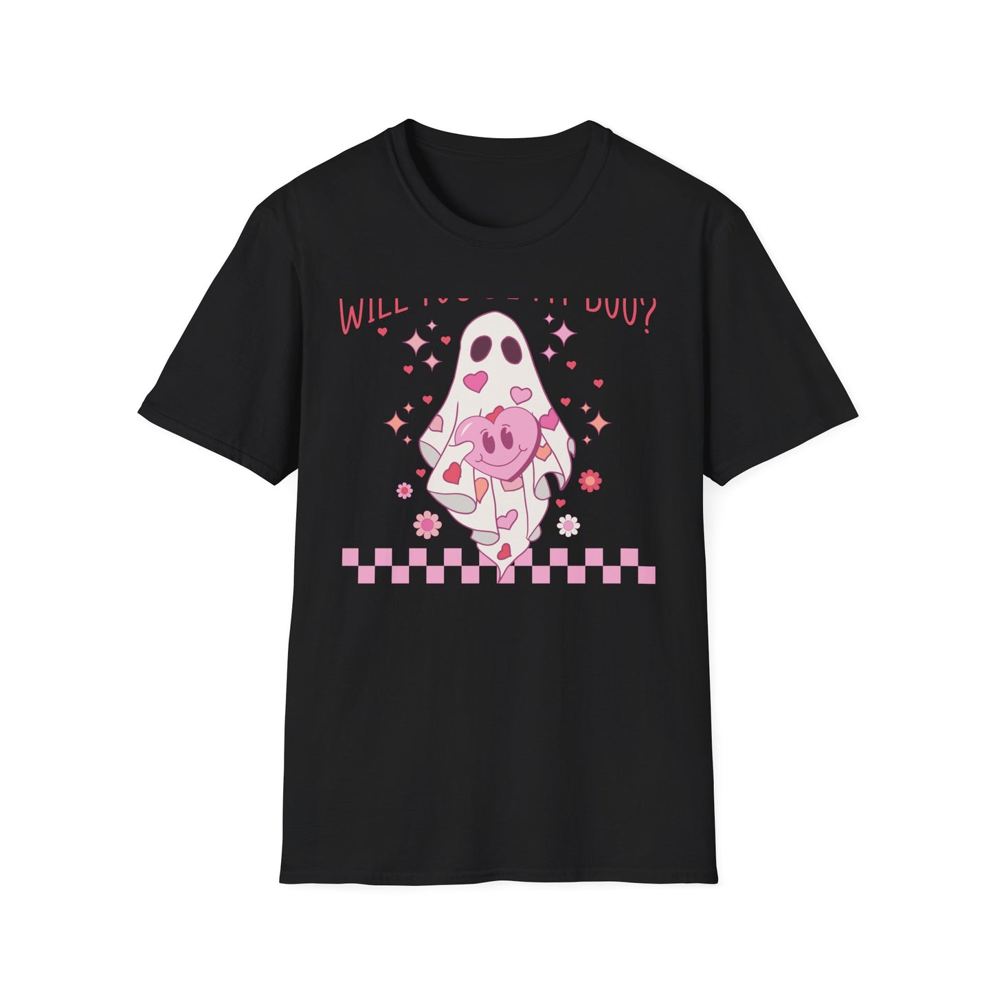 Spooky-Cute 'Will You Be My Boo?' Ghost T-Shirt | Adorable Valentine's Day & Romantic Partner Gift