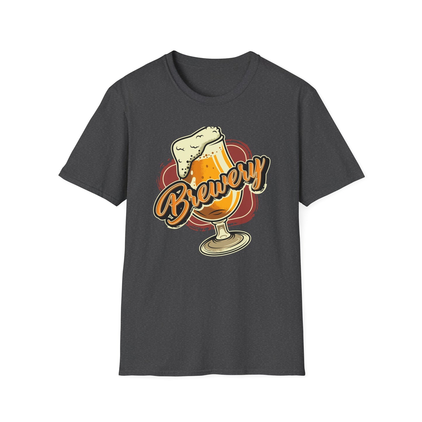 Cheers! Awesome Brewery Beer Glass T-Shirt - Vintage Craft Beer Lover Tee for Pub & Homebrew Enthusiasts