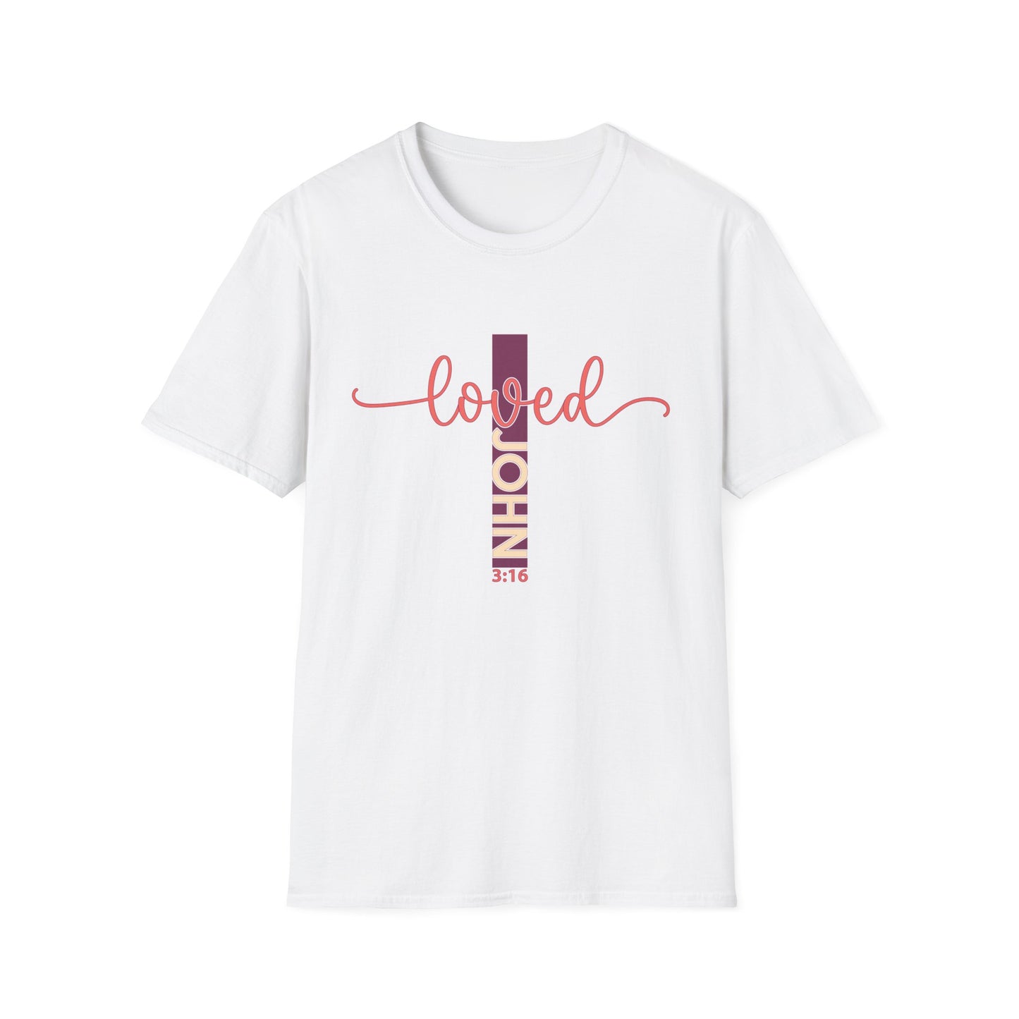 Loved John 3:16 Christian T-Shirt - Inspiring Faith Scripture Tee | God's Love Apparel Gift