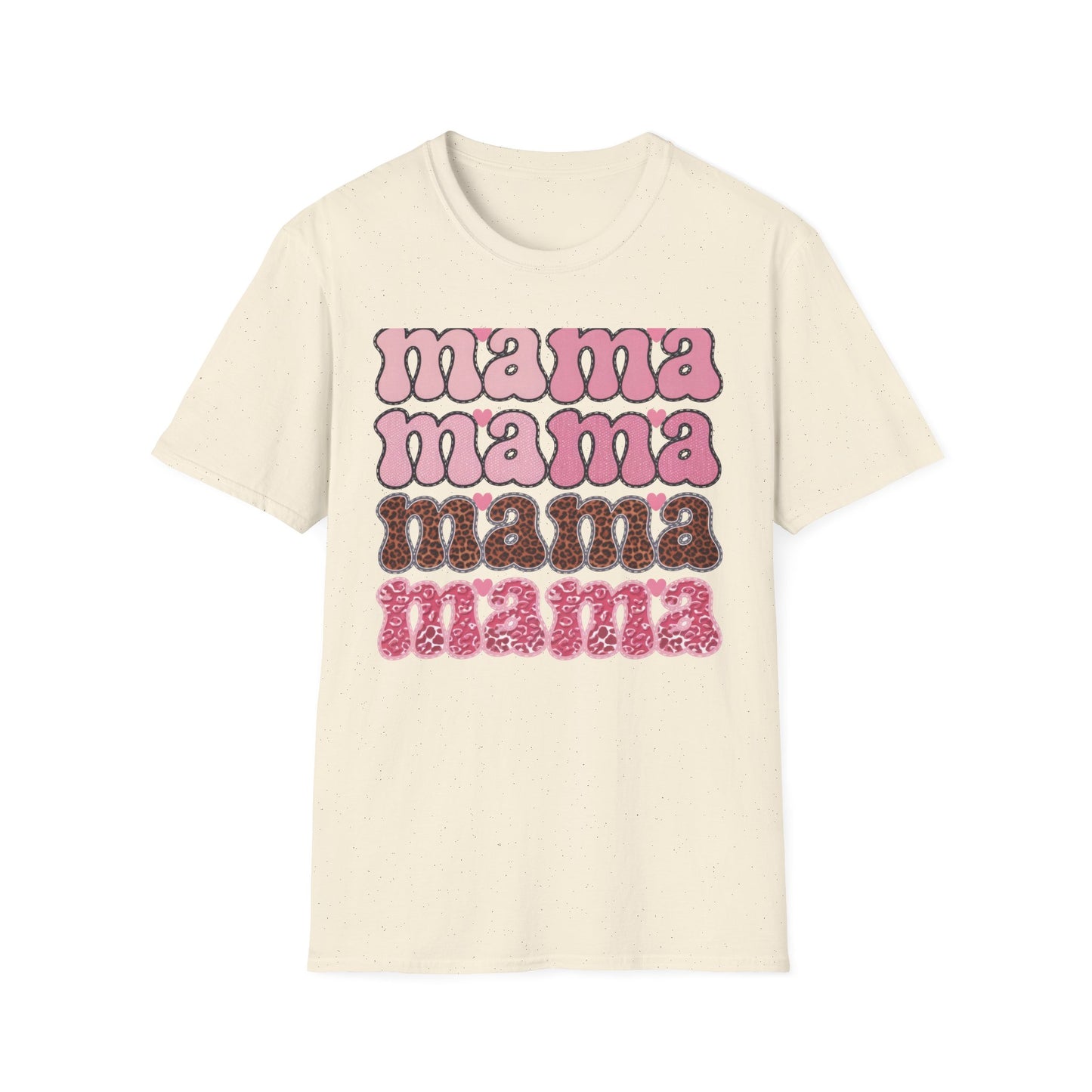 Groovy Mama T-Shirt | Retro Pink & Leopard Print Styles for Trendy Moms | Perfect Mother's Day Gift Tee