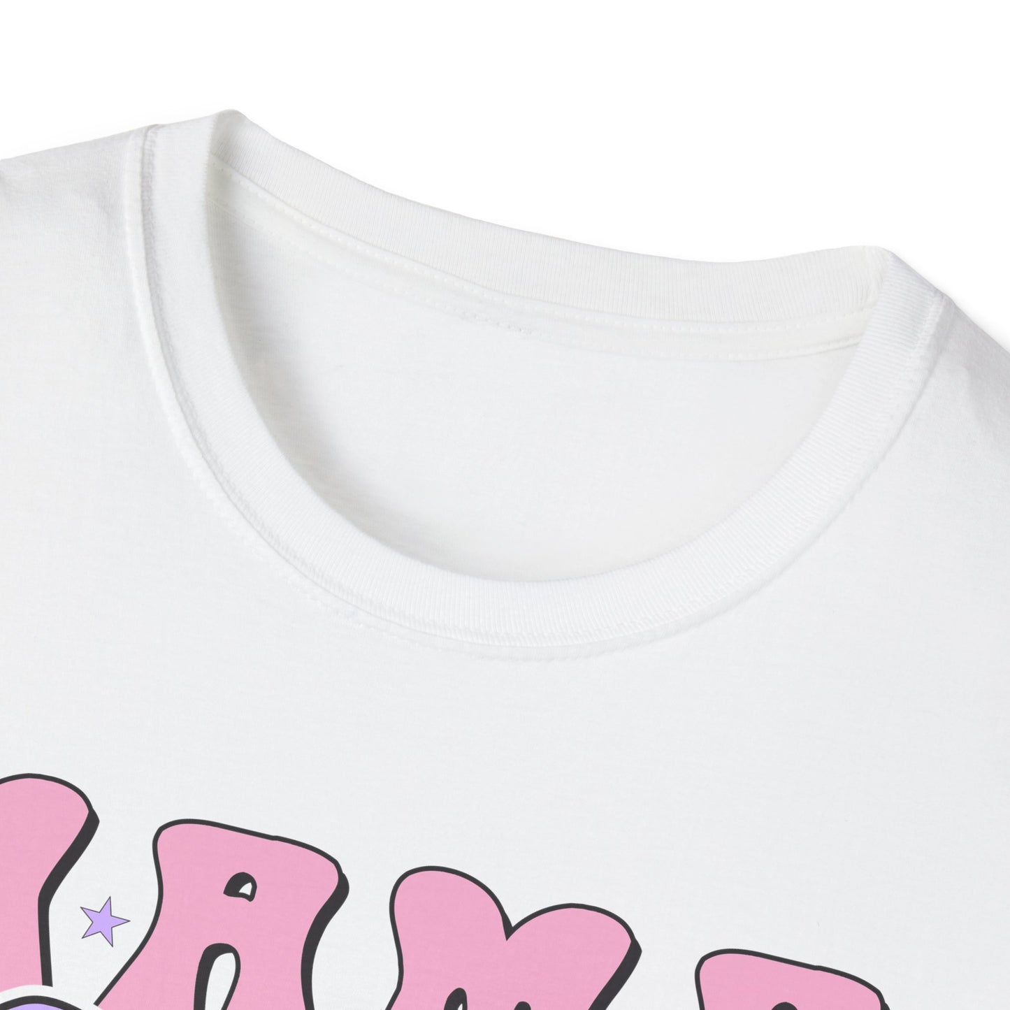 Trendy Groovy MAMA T-Shirt for Moms | Adorable Pink Purple Bow Tee | Perfect Mother's Day Gift for Her