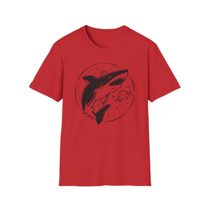 Epic Cosmic Shark T-Shirt | Stellar Space Ocean Graphic Tee | Unique Marine Life Apparel Gift