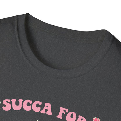 Adorable "Succa for Love" T-Shirt | Trendy Succulent & Cactus Tee with Leopard Hearts | Perfect Gift for Plant Lovers!