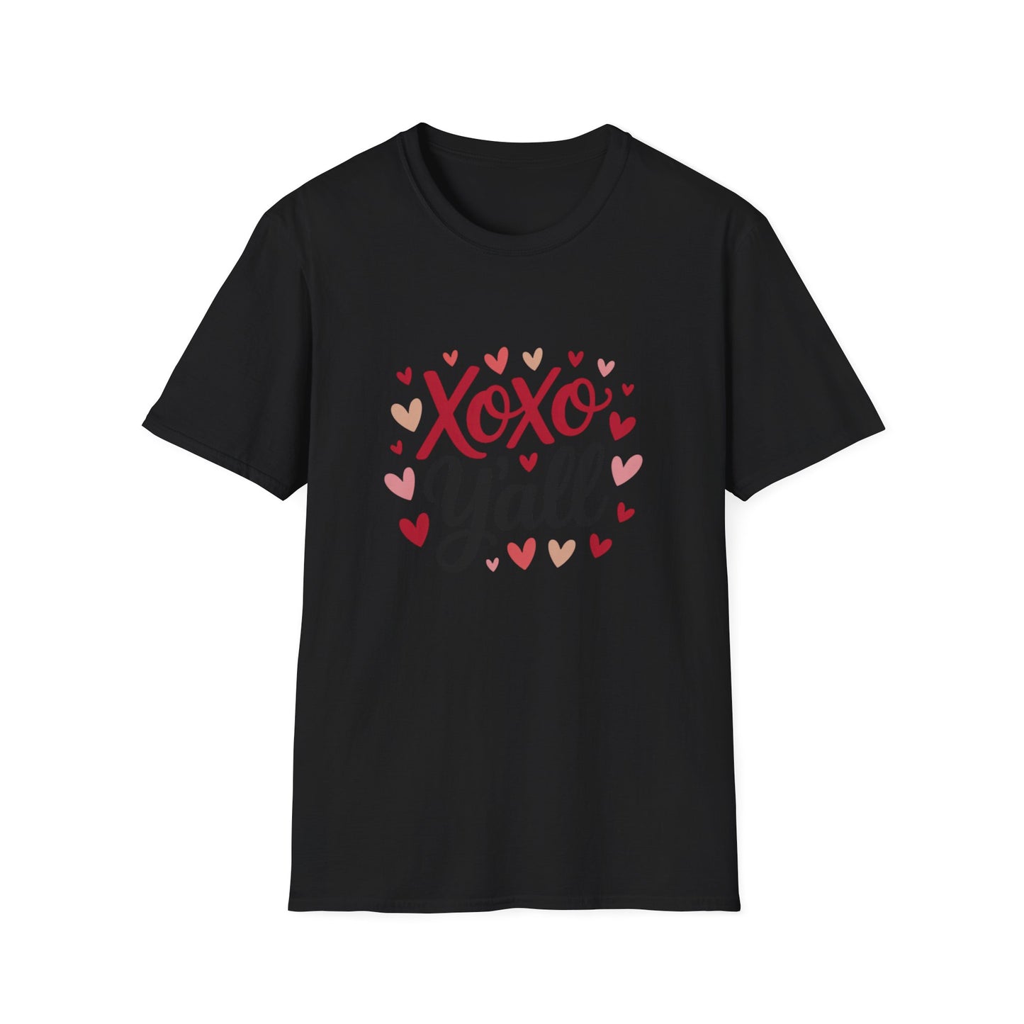 Sweet Xoxo Y'all T-Shirt | Charming Southern Hearts & Kisses Tee | Perfect for Valentine's Day & Everyday Love