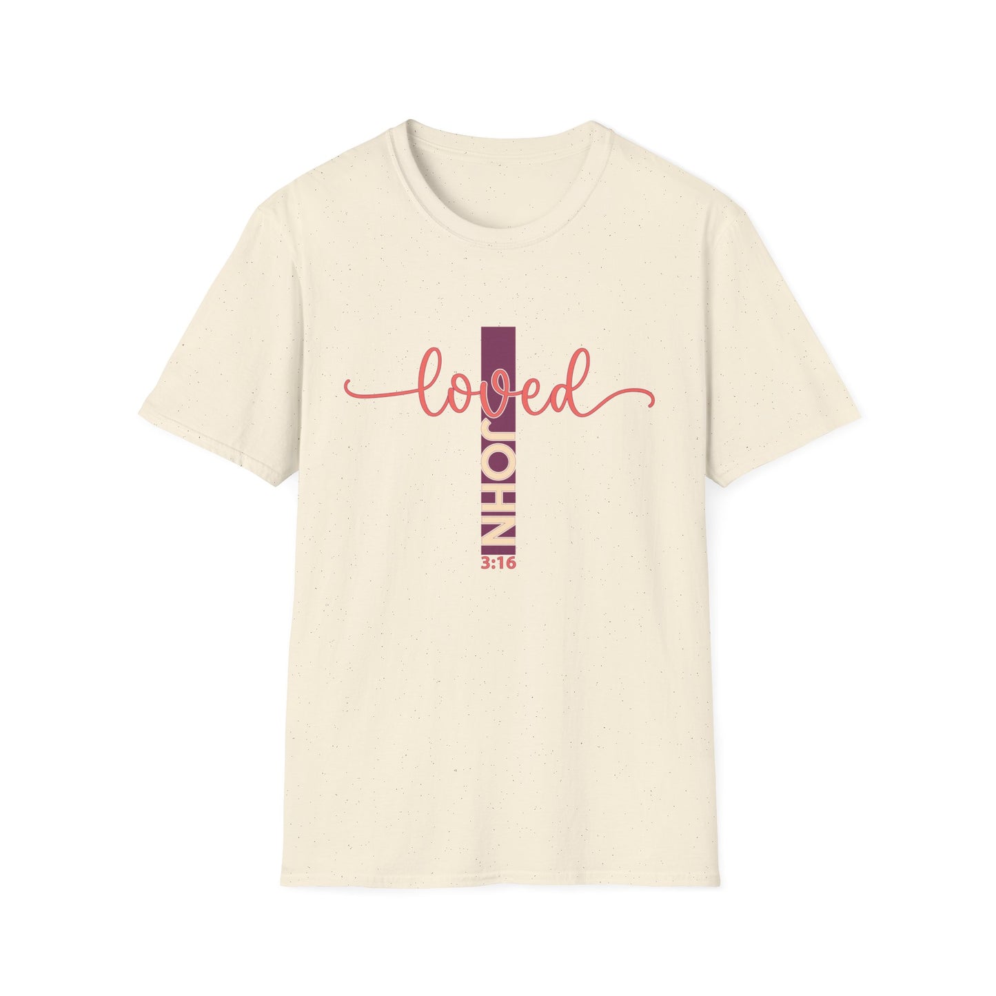 Loved John 3:16 Christian T-Shirt - Inspiring Faith Scripture Tee | God's Love Apparel Gift