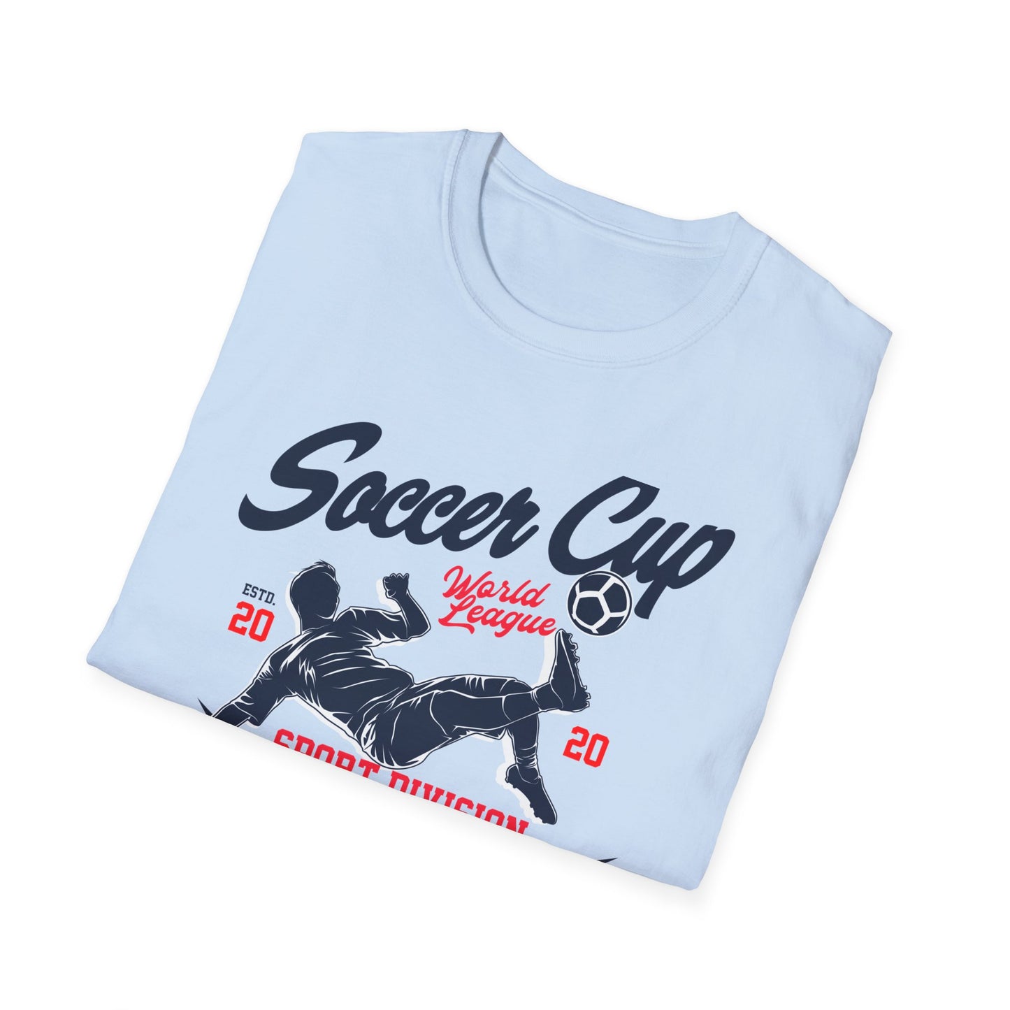 Dynamic Soccer Cup World League T-Shirt - Ultimate Sport Division Athletic Tee for Football Fans & Superior Performance