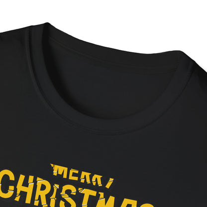 Retro Christmas Van T-Shirt | Awesome Holiday Tree & Skateboard VW Bus Tee | Unique Vintage Xmas Apparel Gift