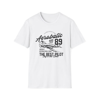 Epic Aerobatic 89 T-Shirt for Pilots & Aviation Fans | Vintage Warhawk 'Born to Fly' Air Show Tee