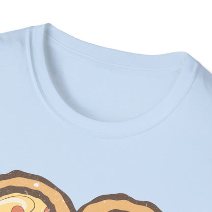 Retro Pizza Is My Valentine T-Shirt | Heart-Shaped Pizza Lover Tee | Funny Anti-Valentine Foodie Gift | Unique & Cozy