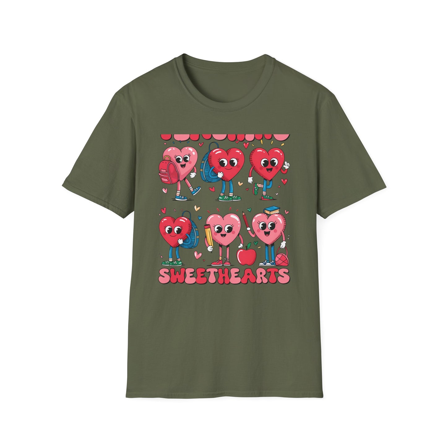 Adorable Teaching Sweethearts T-Shirt - Whimsical Teacher Appreciation Gift | Back to School Educator Tee