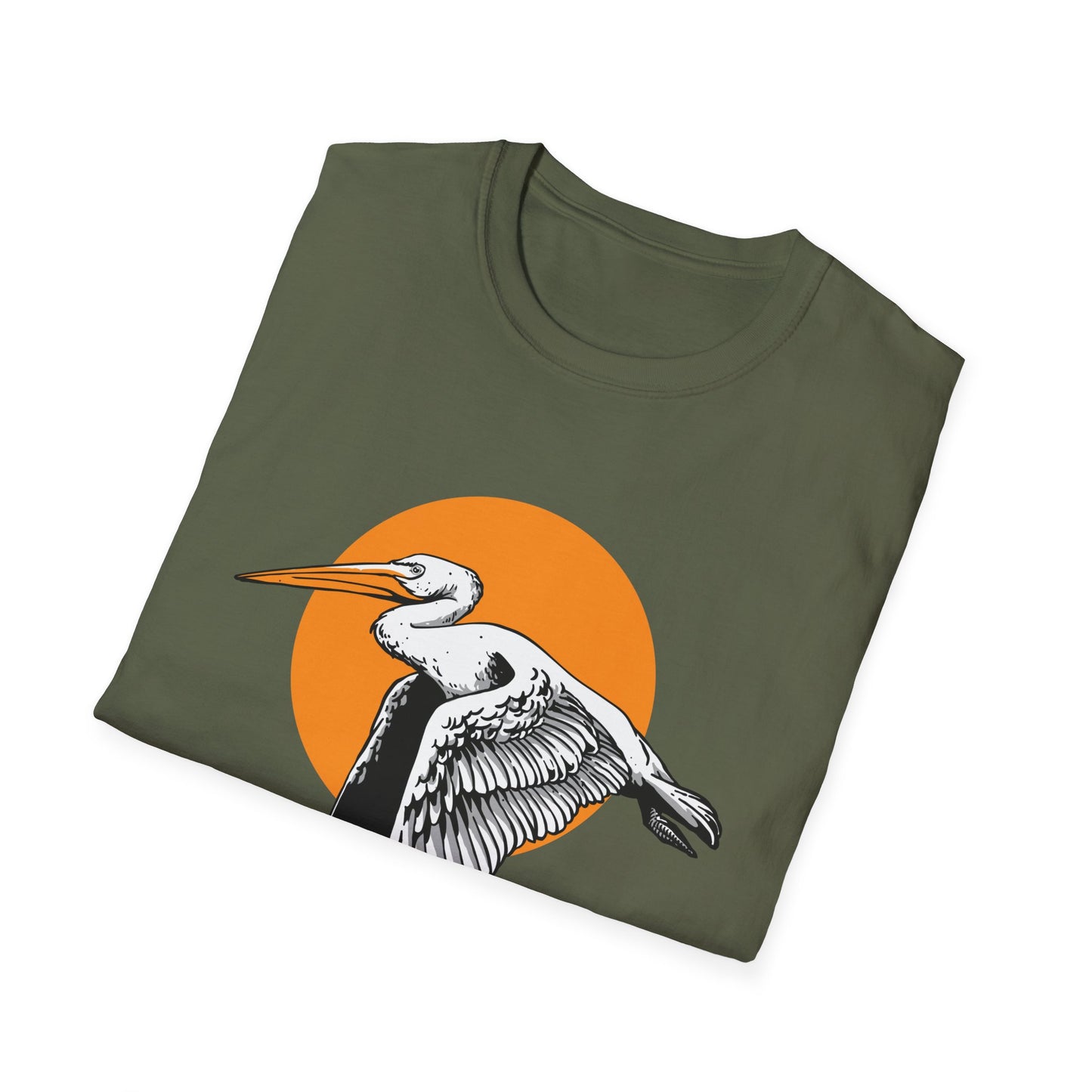 Majestic Flying Pelican T-Shirt - Bold Coastal Bird Art Tee for Nature Lovers | Unique & Eye-Catching Gift