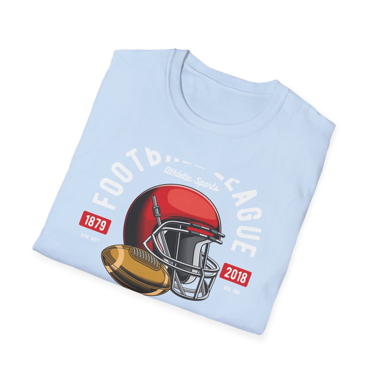 Classic National Football T-Shirt - Vintage Helmet & Ball Design - Essential Game Day Fan Gear | Ultimate Sports Lover Gift