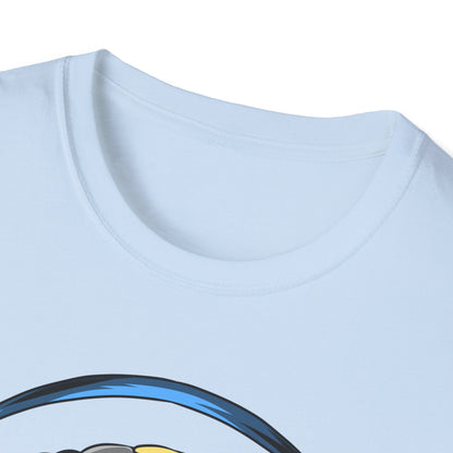 Mind-Blowing Melting Emoji Skull Headphones T-Shirt - Awesome Music Lover DJ Rave Tee