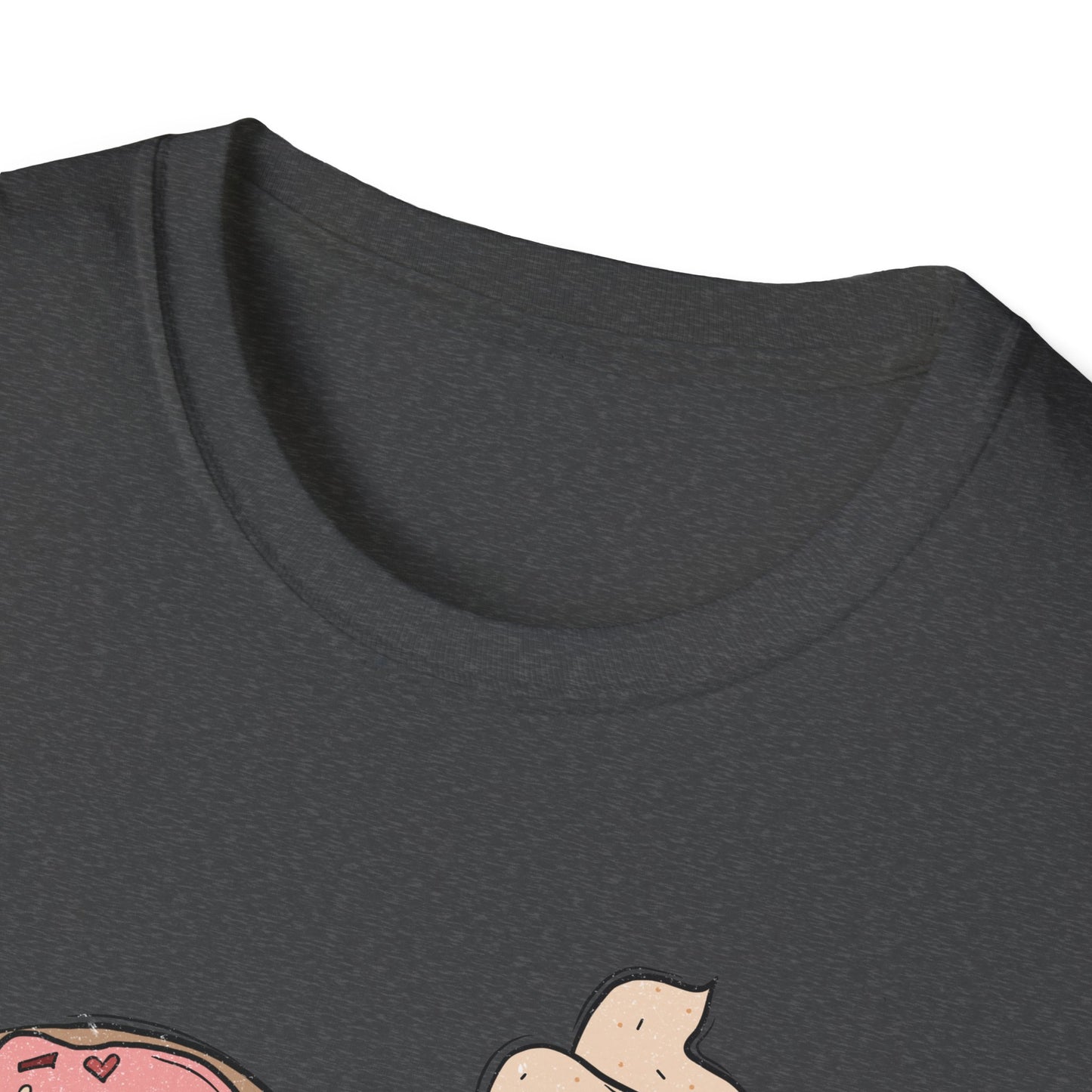 Adorable 'Better Together' Donut & Coffee Love T-Shirt | Retro Vintage Sweet Treat Couple's Tee | Perfect Valentine's Gift