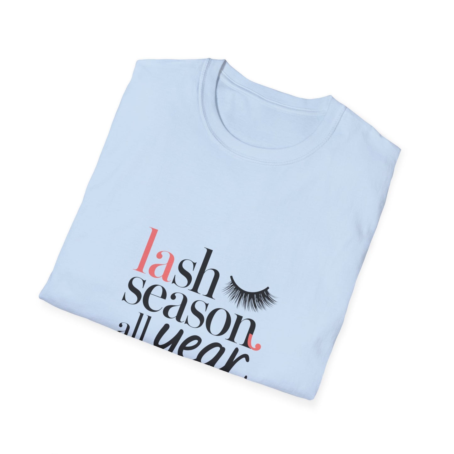 Chic 'La Lashes' Glam T-Shirt | Stunning Beauty & Makeup Artist Tee - Perfect for Lash Lovers!