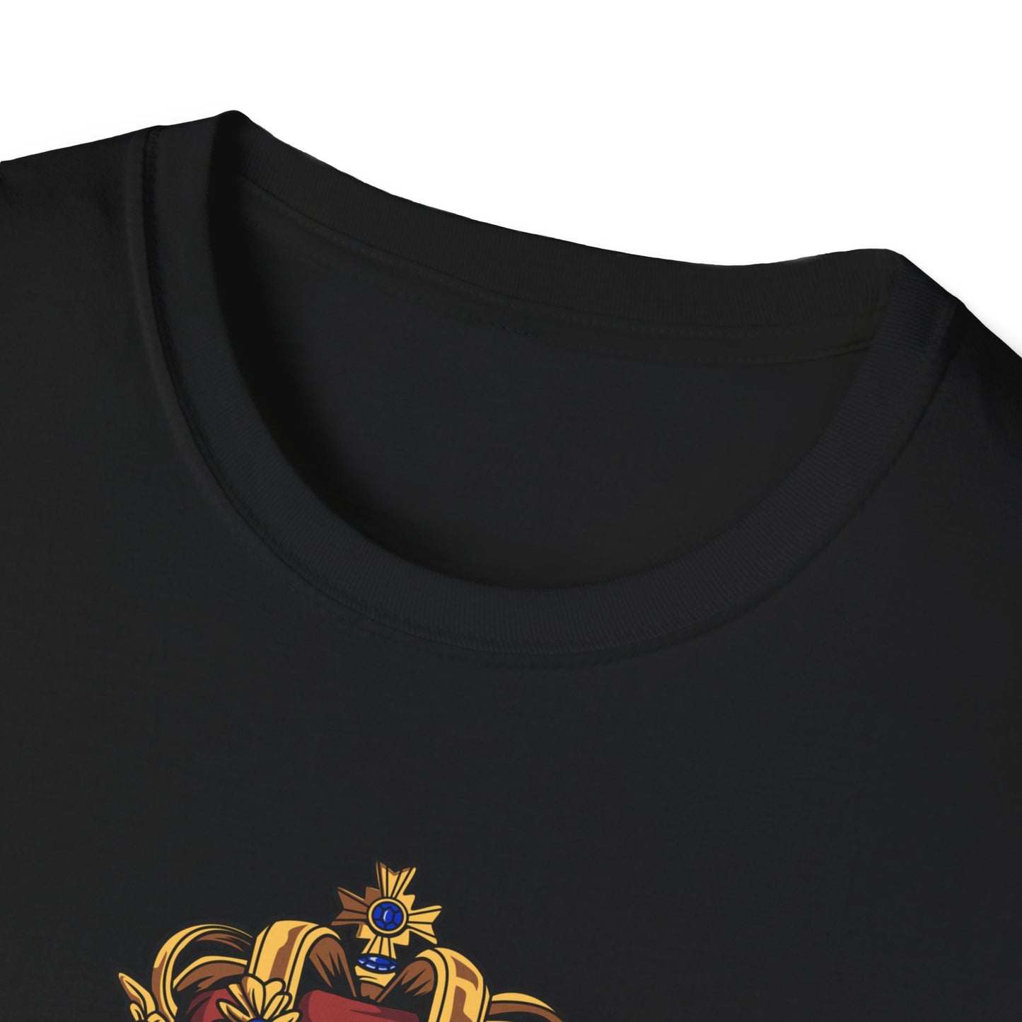 Majestic Regal Skull T-Shirt | Crowned King Skull with Dark Wings & Celtic Knot | Gothic Fantasy Apparel Gift