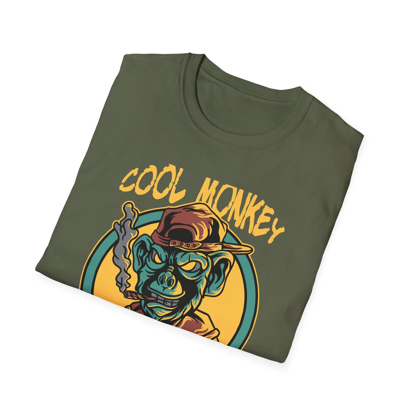 Awesome Cool Monkey T-Shirt | Edgy Streetwear Graphic Tee | Unique Urban Animal Print for Men & Women