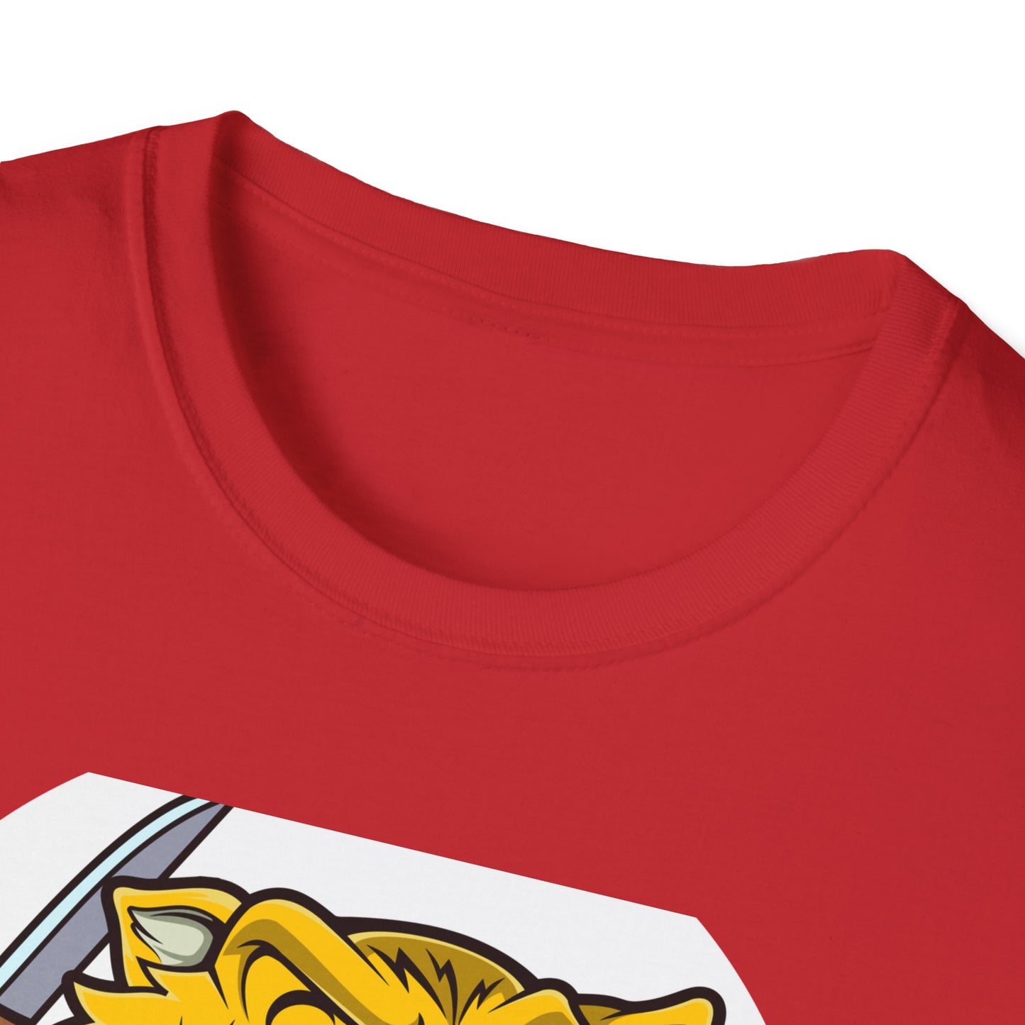 Fierce Tiger Hustler T-Shirt: Bold Roaring Gangster Streetwear Graphic Tee with Knife & Money Bag