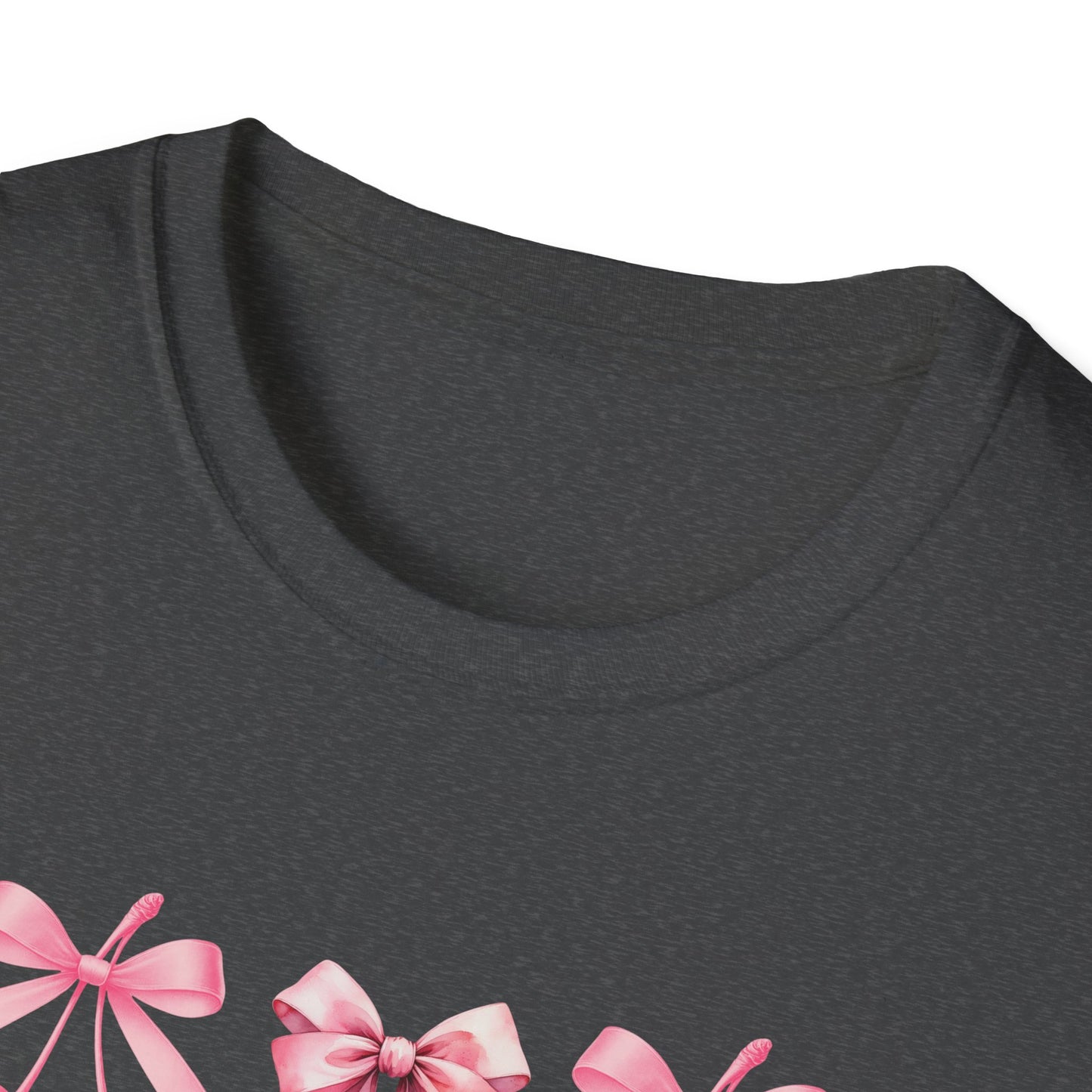 Chic Pink Bow & Cherry Heart T-Shirt | Adorable Coquette Aesthetic Tee | Sweet Girly Fashion Top for Women & Teens