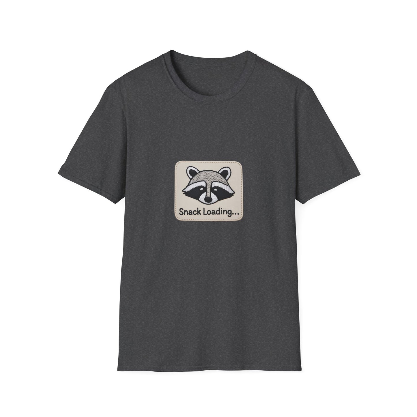 Epic Raccoon 'Snack Loading' T-Shirt | Funny Foodie Animal Lover Gift Tee