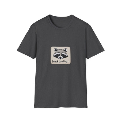 Epic Raccoon 'Snack Loading' T-Shirt | Funny Foodie Animal Lover Gift Tee