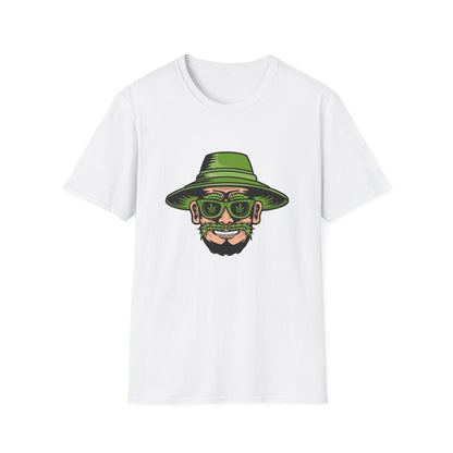 Groovy Cannabis Leaf Man T-Shirt | Ultimate Stoner Style 420 Tee | Unique Weed Enthusiast Gift, Must-Have!