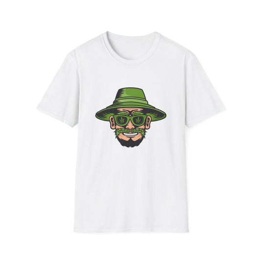 Groovy Cannabis Leaf Man T-Shirt | Ultimate Stoner Style 420 Tee | Unique Weed Enthusiast Gift, Must-Have!