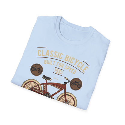 Legendary 1935 Classic Bicycle T-Shirt - Authentic Vintage Cycling Enthusiast Tee | American Made Retro Bike