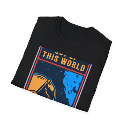 Epic "Out of This World" Astronaut T-Shirt | Retro Space Explorer Tee | Stellar Sci-Fi Adventure Gift