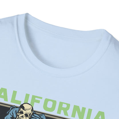 Rad Vintage California Skeleton Surfer T-Shirt - Ultimate Waves Paradise Tee